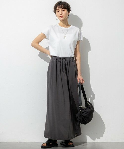 S size ONWARD(小さいサイズ) / エスサイズオンワード カットソー | 【汗じみ防止/速乾性】フレンチスリーブ  IT Tシャツ | 詳細3