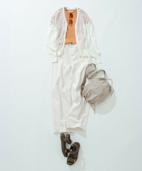 S size ONWARD(小さいサイズ) / エスサイズオンワード カットソー | 【汗じみ防止/速乾性】フレンチスリーブ  IT Tシャツ | 詳細15