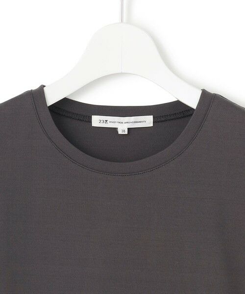 S size ONWARD(小さいサイズ) / エスサイズオンワード カットソー | 【汗じみ防止/速乾性】フレンチスリーブ  IT Tシャツ | 詳細27