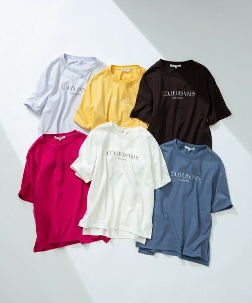 S size ONWARD(小さいサイズ) / エスサイズオンワード カットソー | 【洗える】ボタニカル カラー Tシャツ | 詳細5