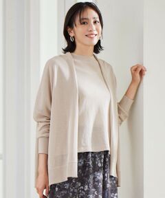 S size ONWARD(小さいサイズ) / エスサイズオンワード カーディガン・ボレロ | 【アンサンブル対応・洗える】ドライシアーファインゲージ カーディガン