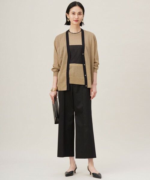 S size ONWARD(小さいサイズ) / エスサイズオンワード カーディガン・ボレロ | 【アンサンブル対応・洗える】ラメシアー カーディガン | 詳細11