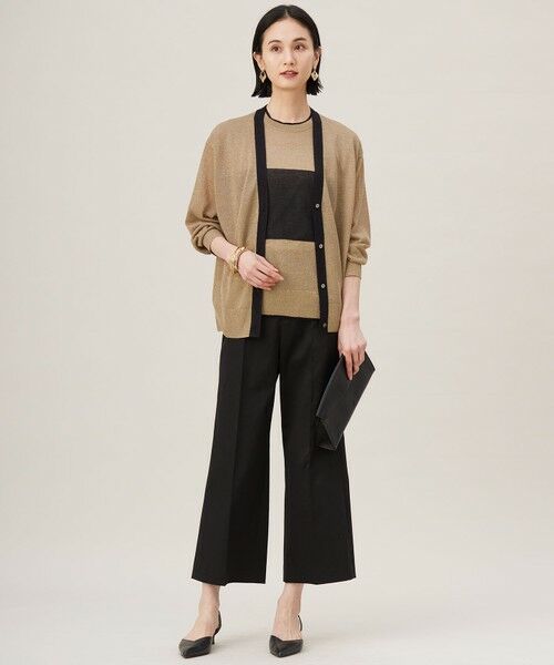 S size ONWARD(小さいサイズ) / エスサイズオンワード カーディガン・ボレロ | 【アンサンブル対応・洗える】ラメシアー カーディガン | 詳細12