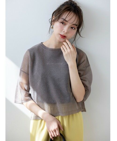 S size ONWARD(小さいサイズ) / エスサイズオンワード ニット・セーター | 【洗える】シアー ニットT | 詳細12