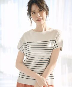 S size ONWARD(小さいサイズ) / エスサイズオンワード ニット・セーター | 【接触冷感・UVカット・洗える】ビューティクール フレンチ ニットＴ