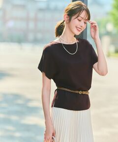 S size ONWARD(小さいサイズ) / エスサイズオンワード ニット・セーター | 【接触冷感・UVカット・洗える】ビューティクール フレンチ ニットＴ