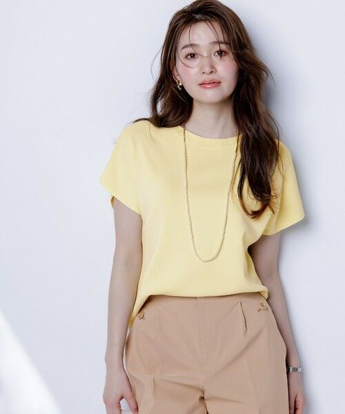 S size ONWARD(小さいサイズ) / エスサイズオンワード ニット・セーター | 【接触冷感・UVカット・洗える】ビューティクール フレンチ ニットＴ | 詳細6