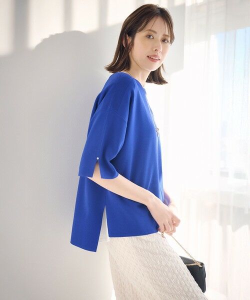 S size ONWARD(小さいサイズ) / エスサイズオンワード ニット・セーター | 【接触冷感・UVカット・洗える】ビューティクールボートネック プルオーバー | 詳細22