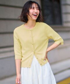 S size ONWARD(小さいサイズ) / エスサイズオンワード カーディガン・ボレロ | 【接触冷感・UVカット・洗える】ハーフスリーブ カーディガン