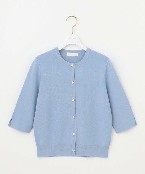 S size ONWARD(小さいサイズ) / エスサイズオンワード カーディガン・ボレロ | 【接触冷感・UVカット・洗える】ハーフスリーブ カーディガン | 詳細10