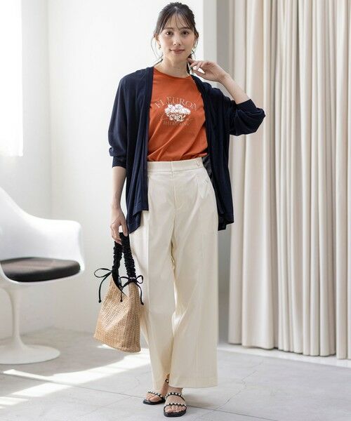 S size ONWARD(小さいサイズ) / エスサイズオンワード カーディガン・ボレロ | 【接触冷感・UVケア・洗える】着流し カーディガン | 詳細6