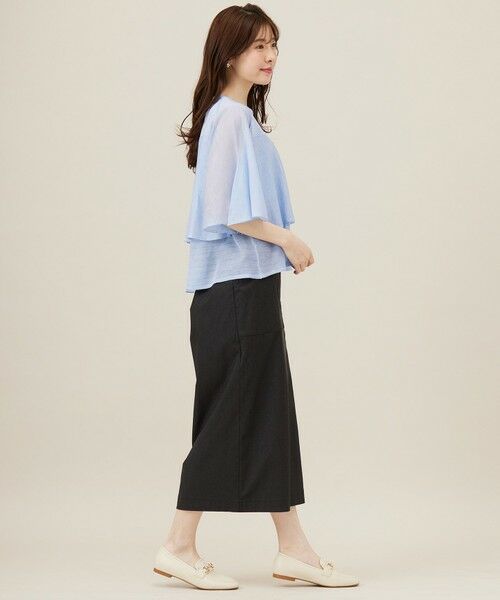 S size ONWARD(小さいサイズ) / エスサイズオンワード ニット・セーター | 【洗える】フリルシアー ニット | 詳細8