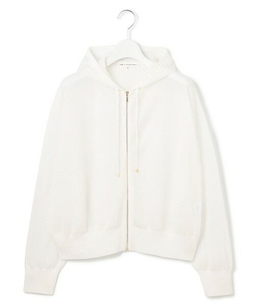 S size ONWARD(小さいサイズ) / エスサイズオンワード パーカー | 【洗える】シャイニーシアー ニット パーカー | 詳細4