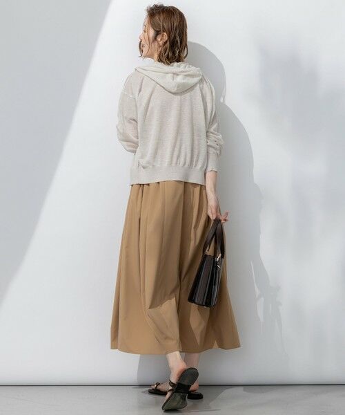 S size ONWARD(小さいサイズ) / エスサイズオンワード パーカー | 【洗える】シャイニーシアー ニット パーカー | 詳細11