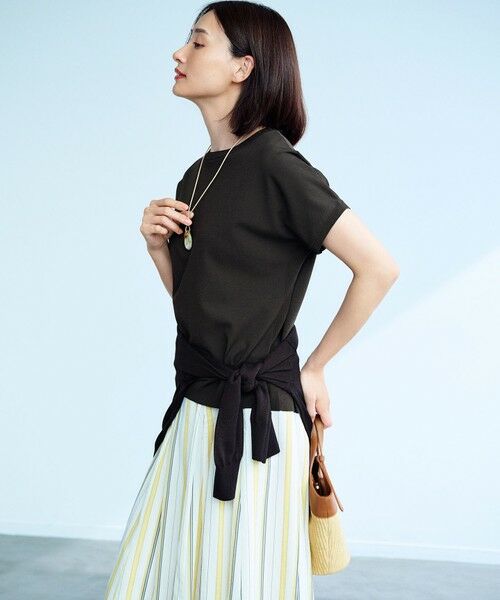 S size ONWARD(小さいサイズ) / エスサイズオンワード パーカー | 【洗える】シャイニーシアー ニット パーカー | 詳細18