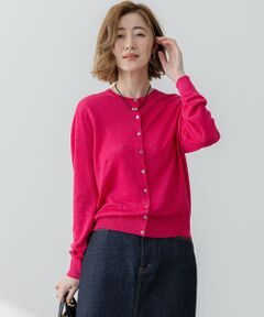 S size ONWARD(小さいサイズ) / エスサイズオンワード カーディガン・ボレロ | 【Oggi6月号掲載】ピュアリネンハイゲージ カーディガン