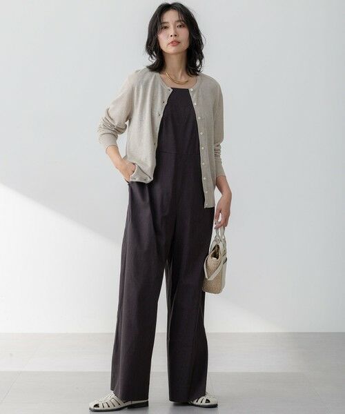 S size ONWARD(小さいサイズ) / エスサイズオンワード カーディガン・ボレロ | 【Oggi6月号掲載】ピュアリネンハイゲージ カーディガン | 詳細8