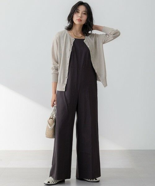 S size ONWARD(小さいサイズ) / エスサイズオンワード カーディガン・ボレロ | 【Oggi6月号掲載】ピュアリネンハイゲージ カーディガン | 詳細9