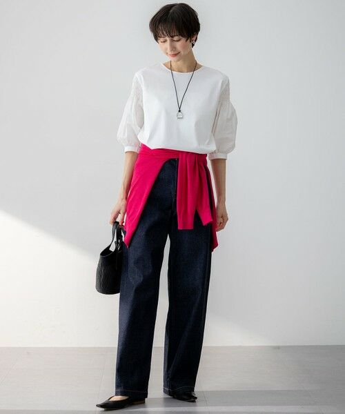 S size ONWARD(小さいサイズ) / エスサイズオンワード カーディガン・ボレロ | 【Oggi6月号掲載】ピュアリネンハイゲージ カーディガン | 詳細17