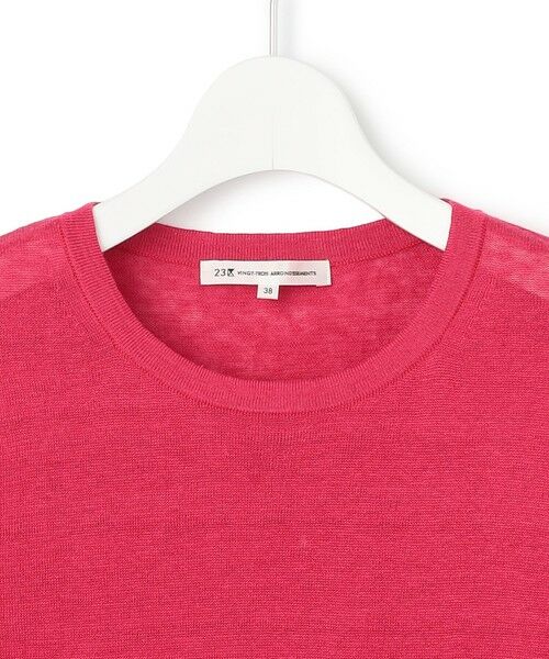 S size ONWARD(小さいサイズ) / エスサイズオンワード ニット・セーター | 【洗える】ピュアリネンハイゲージ ノースリーブ ニット | 詳細11