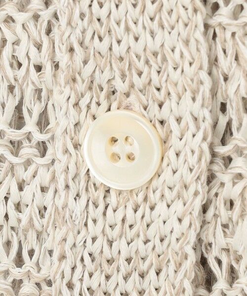 S size ONWARD(小さいサイズ) / エスサイズオンワード ベスト | 【洗える】テープミックススカシ ドルマン ニットベスト | 詳細7