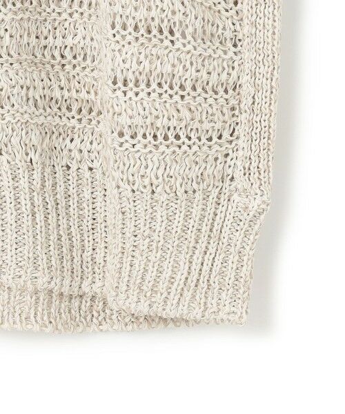 S size ONWARD(小さいサイズ) / エスサイズオンワード ベスト | 【洗える】テープミックススカシ ドルマン ニットベスト | 詳細8