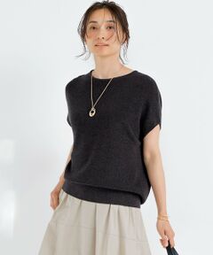 S size ONWARD(小さいサイズ) / エスサイズオンワード ニット・セーター | 【洗える】コットンアセテート オーバーサイズ ニット