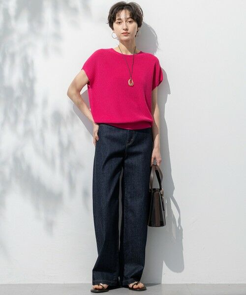 S size ONWARD(小さいサイズ) / エスサイズオンワード ニット・セーター | 【洗える】コットンアセテート オーバーサイズ ニット | 詳細15