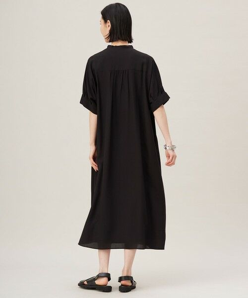 S size ONWARD(小さいサイズ) / エスサイズオンワード ミニ丈・ひざ丈ワンピース | 【接触冷感・UVケア・抗菌防臭・洗える】リヨセルポプリンシャツ ワンピース | 詳細7