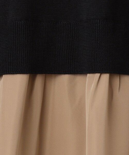 S size ONWARD(小さいサイズ) / エスサイズオンワード ロング・マキシ丈ワンピース | 【洗える】タフタコンビ ワンピース | 詳細13