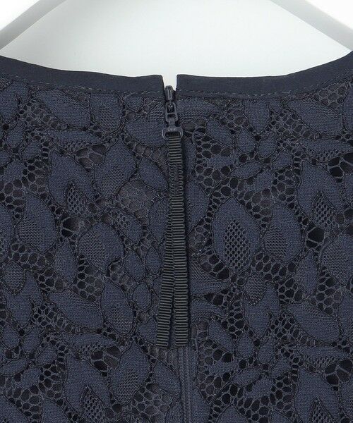 S size ONWARD(小さいサイズ) / エスサイズオンワード ロング・マキシ丈ワンピース | 【洗える】フラワーリーフコードレース ワンピース | 詳細9