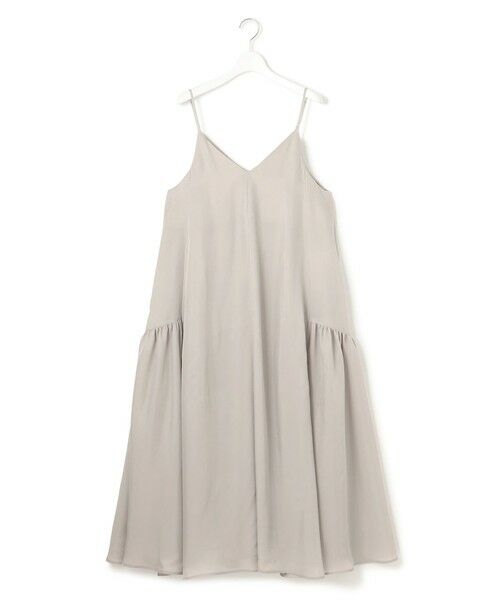 S size ONWARD(小さいサイズ) / エスサイズオンワード ロング・マキシ丈ワンピース | 【接触冷感性】フィブリルツイル キャミソールフレアワンピース | 詳細9