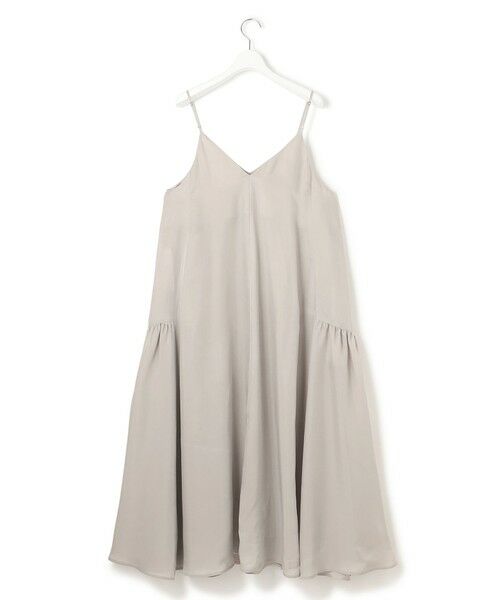 S size ONWARD(小さいサイズ) / エスサイズオンワード ロング・マキシ丈ワンピース | 【接触冷感性】フィブリルツイル キャミソールフレアワンピース | 詳細10