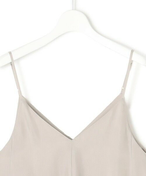 S size ONWARD(小さいサイズ) / エスサイズオンワード ロング・マキシ丈ワンピース | 【接触冷感性】フィブリルツイル キャミソールフレアワンピース | 詳細11