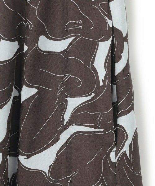 S size ONWARD(小さいサイズ) / エスサイズオンワード ロング・マキシ丈ワンピース | 【洗える】Ratti フラワーアートプリント ワンピース | 詳細13