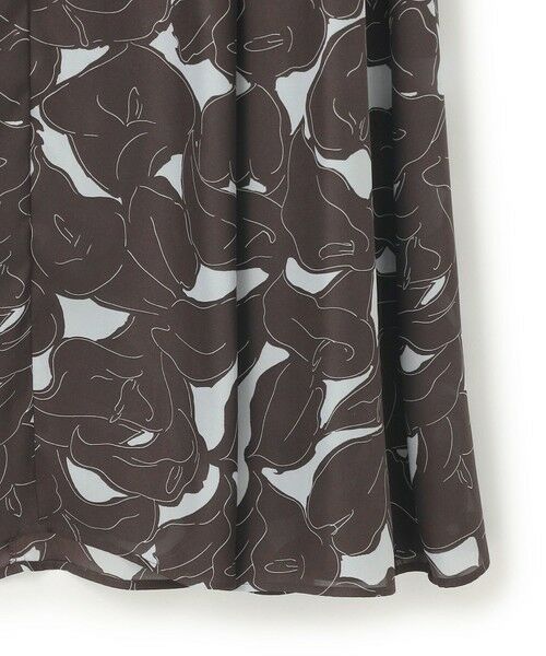 S size ONWARD(小さいサイズ) / エスサイズオンワード ロング・マキシ丈ワンピース | 【洗える】Ratti フラワーアートプリント ワンピース | 詳細14