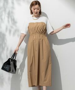 S size ONWARD(小さいサイズ) / エスサイズオンワード ロング・マキシ丈ワンピース | 【撥水加工/洗える】ビスチェデザイン マルチワンピース