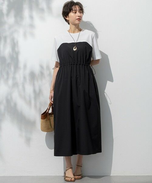 S size ONWARD(小さいサイズ) / エスサイズオンワード ロング・マキシ丈ワンピース | 【撥水加工/洗える】ビスチェデザイン マルチワンピース | 詳細3