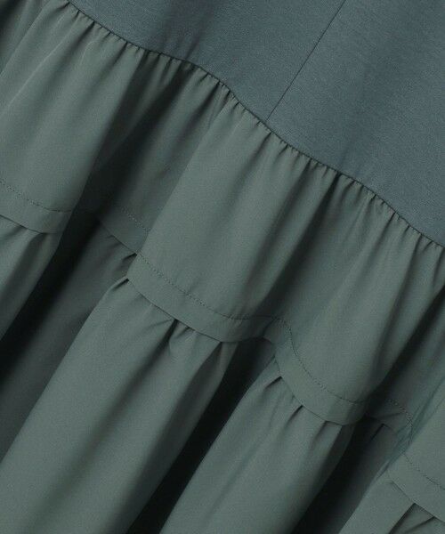 S size ONWARD(小さいサイズ) / エスサイズオンワード ロング・マキシ丈ワンピース | 【撥水加工/汗シミ防止/洗える】ティアードデザイン マルチワンピース | 詳細12