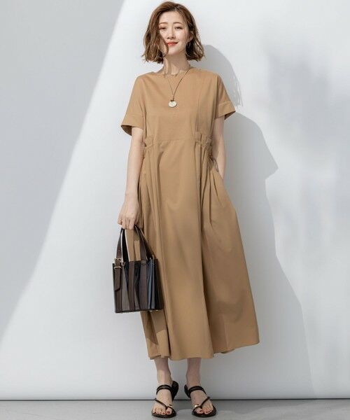 S size ONWARD(小さいサイズ) / エスサイズオンワード ロング・マキシ丈ワンピース | 【撥水加工/汗シミ防止/洗える】コンビデザイン マルチワンピース | 詳細13