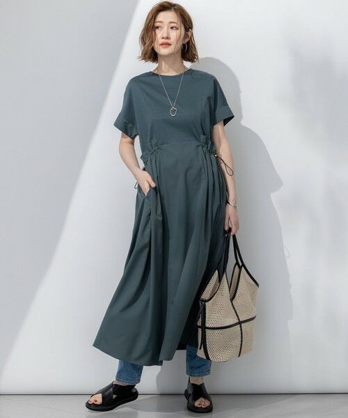 S size ONWARD(小さいサイズ) / エスサイズオンワード ロング・マキシ丈ワンピース | 【撥水加工/汗シミ防止/洗える】コンビデザイン マルチワンピース | 詳細15