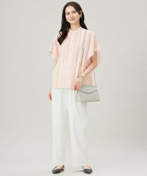 S size ONWARD(小さいサイズ) / エスサイズオンワード その他パンツ | 【セットアップ対応・洗える】LIPストレッチワイドストレート パンツ | 詳細7