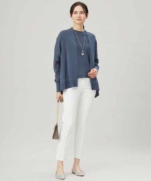 S size ONWARD(小さいサイズ) / エスサイズオンワード その他パンツ | 【SHIHOさん着用・昨年大好評・新色追加・後ろウエストゴム】シェルタリングテーパード パンツ | 詳細5