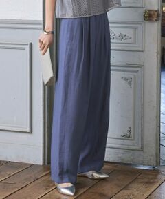 S size ONWARD(小さいサイズ) / エスサイズオンワード その他パンツ | 【カタログ掲載・セットアップ対応・接触冷感・UVケア・洗える】エアリーツイルワイド パンツ