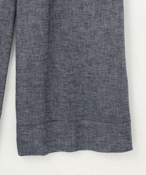 S size ONWARD(小さいサイズ) / エスサイズオンワード その他パンツ | 【洗える】コットンリネンシャンブレーワイドストレート パンツ | 詳細12