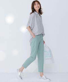 S size ONWARD(小さいサイズ) / エスサイズオンワード その他パンツ | 【ストレッチ・接触冷感・撥水・UVカット・洗える】エアリーストレッチ テーパードパンツ