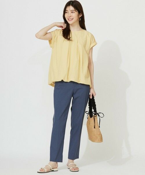 S size ONWARD(小さいサイズ) / エスサイズオンワード その他パンツ | 【ストレッチ・接触冷感・撥水・UVカット・洗える】エアリーストレッチ テーパードパンツ | 詳細3