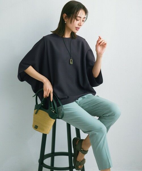 S size ONWARD(小さいサイズ) / エスサイズオンワード その他パンツ | 【ストレッチ・接触冷感・撥水・UVカット・洗える】エアリーストレッチ テーパードパンツ | 詳細27