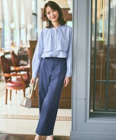 S size ONWARD(小さいサイズ) / エスサイズオンワード その他パンツ | 【ストレッチ・接触冷感・撥水・UVカット・洗える】エアリーストレッチ ワイドパンツ