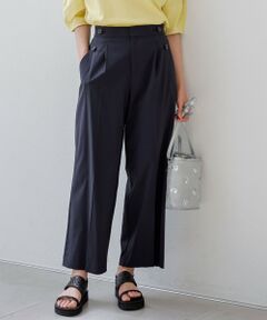 S size ONWARD(小さいサイズ) / エスサイズオンワード その他パンツ | 【ストレッチ・接触冷感・撥水・UVカット・洗える】エアリーストレッチ ワイドパンツ